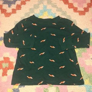 Long sleeve fox shirt